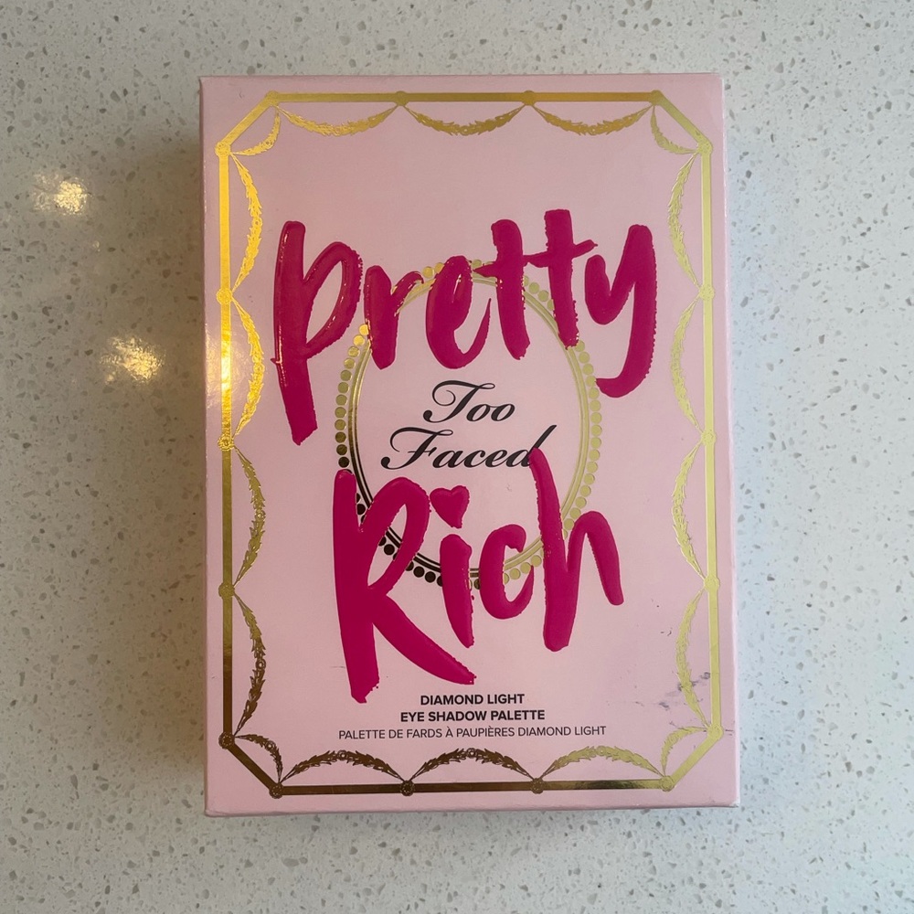 Too Faced Pretty Rich Eyeshadow Palette! New in box!!